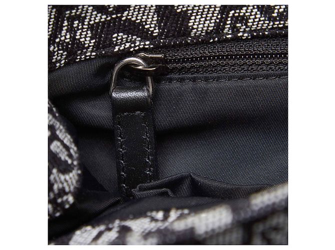 Dior Grau Dior Oblique Canvas D-Ring Handtasche - Ansicht 8