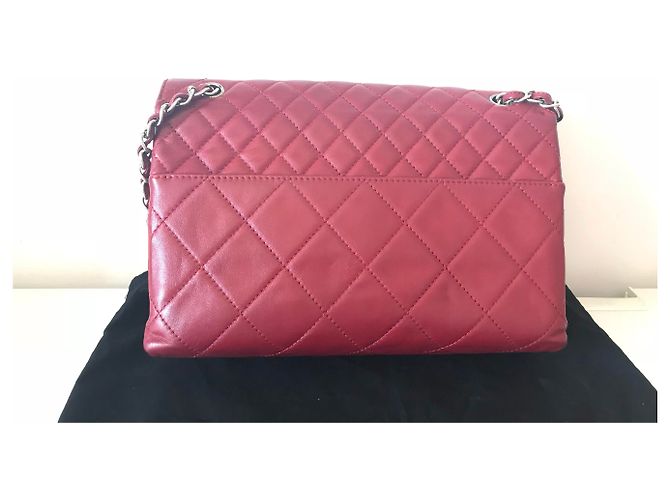 Borsa Chanel Timeless in pelle rossa Rosso - vista 2