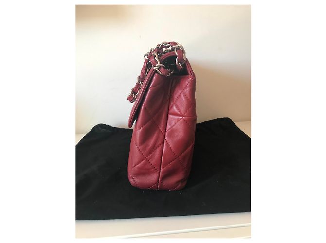 Borsa Chanel Timeless in pelle rossa Rosso - vista 4
