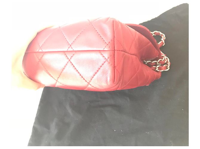 Borsa Chanel Timeless in pelle rossa Rosso - vista 6