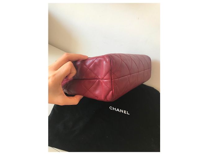 Borsa Chanel Timeless in pelle rossa Rosso - vista 7