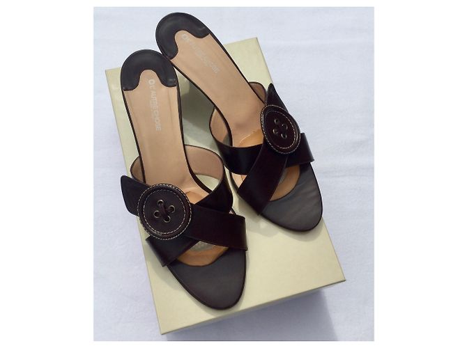 Autre Marque L’Autre Chose Mules Leder Braun Größe 41 - Ansicht 5