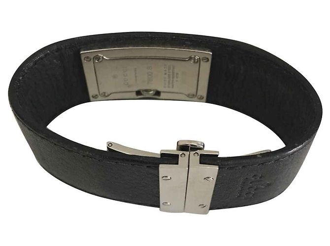 Gucci Uhr 7800 S schwarzes Leder - Ansicht 2