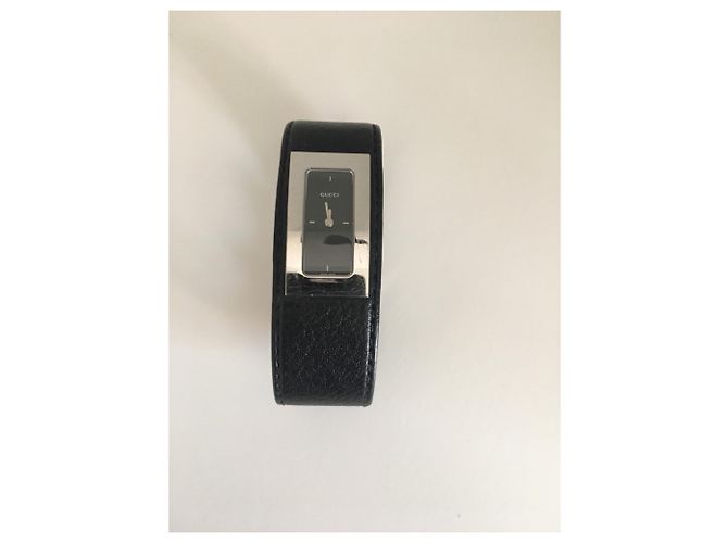 Gucci Uhr 7800 S schwarzes Leder - Ansicht 3