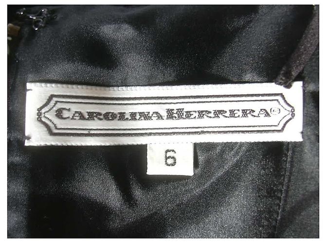 Top de seda negro Carolina Herrera - vista 3