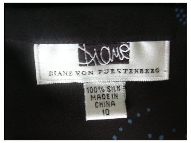 Falda Diane Von Furstenberg de seda negra Negro - vista 5