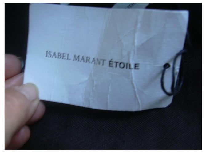 Isabel Marant Etoile Giacca in lino nera Nero - vista 8