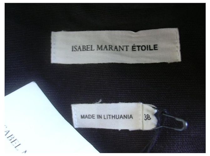 Isabel Marant Etoile Giacca in lino nera Nero - vista 9