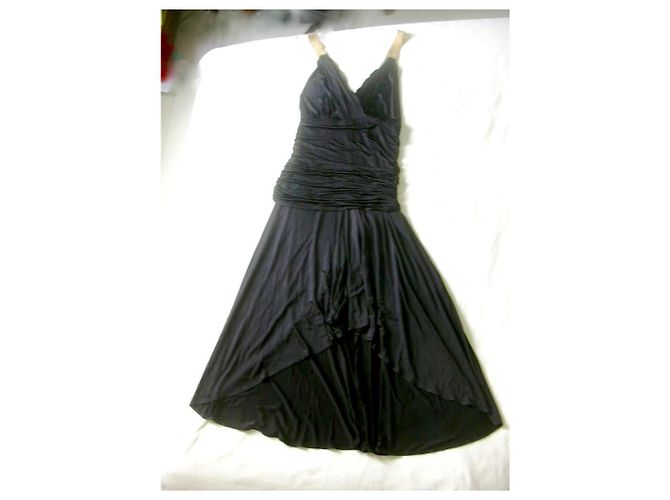 Amanda Wakeley Kleid aus schwarzer Viskose - Ansicht 5