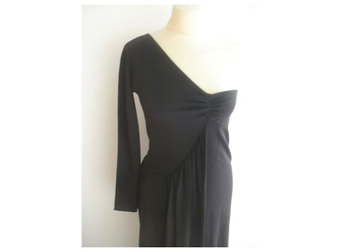 Kleid Jasmine Di Milo Schokoladenbraun Viscose Größe 38 - Ansicht 4