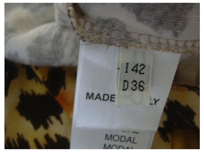 Vestido Blumarine con Estampado de Leopardo en Modal - vista 4