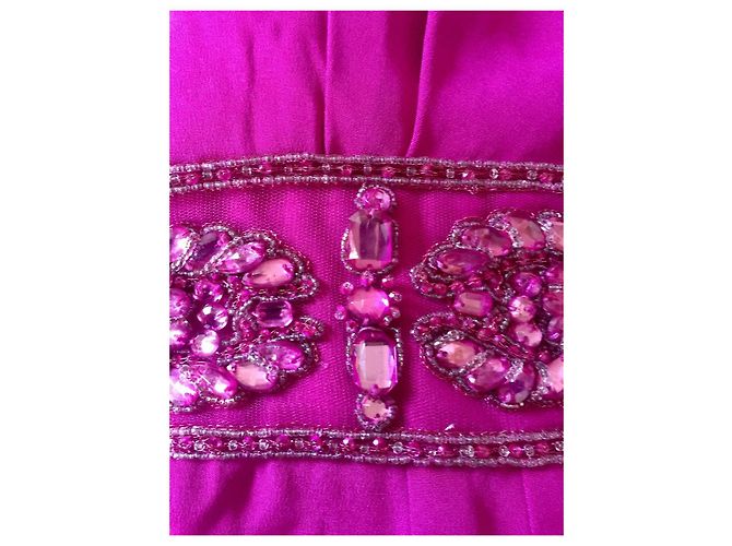 Marchesa Notte Abendkleid Fuschia - Ansicht 4