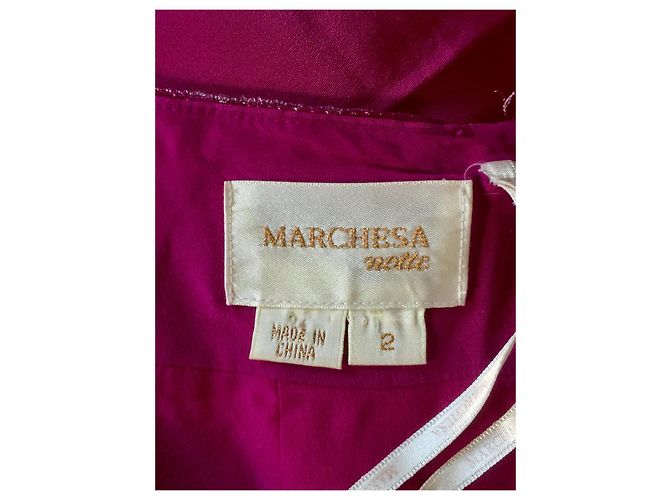 Marchesa Notte Abendkleid Fuschia - Ansicht 5