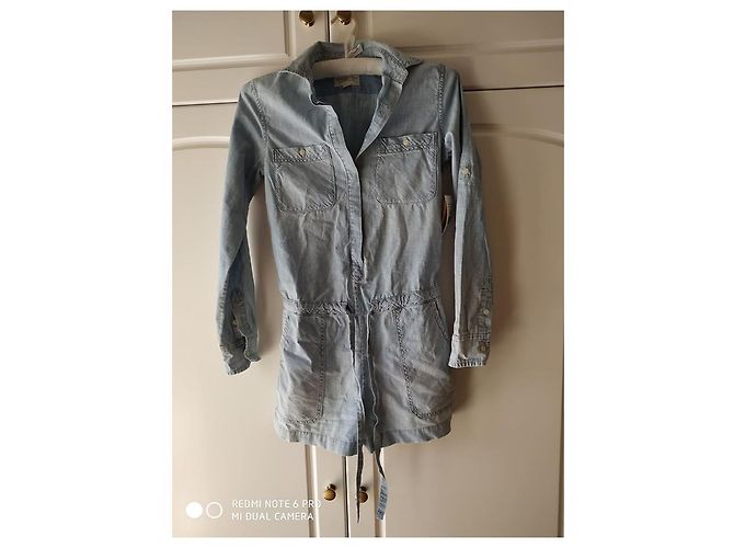 Polo Ralph Lauren Denim & Supply de Ralph Lauren Denim Utility Playsuit Azul claro - vista 2