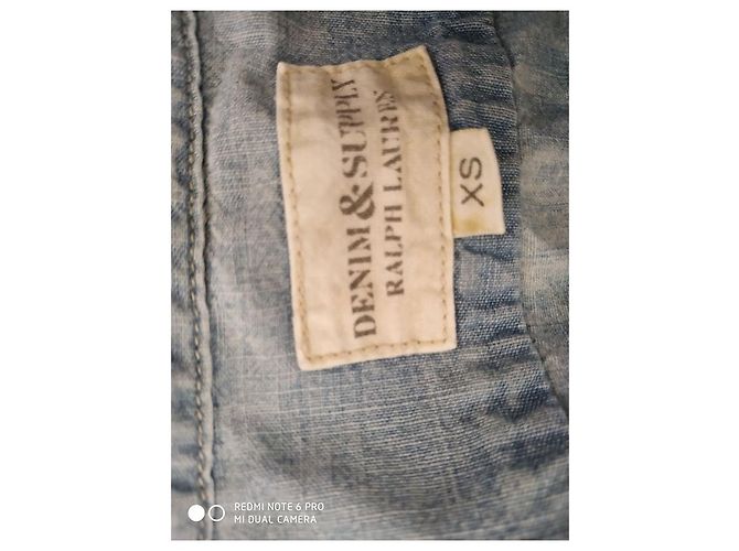 Polo Ralph Lauren Denim & Supply de Ralph Lauren Denim Utility Playsuit Azul claro - vista 4