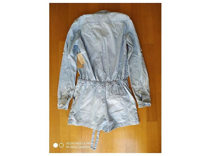 Polo Ralph Lauren Denim & Supply de Ralph Lauren Denim Utility Playsuit Azul claro - vista 6