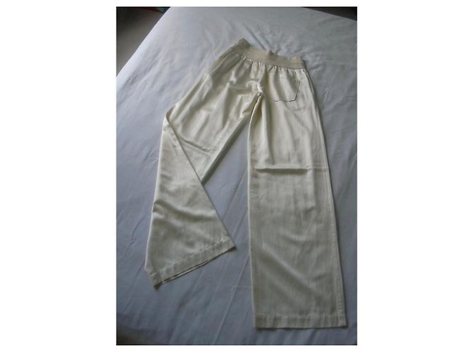 Bcbg Max Azria Hose Creme Viscose XS - Ansicht 3