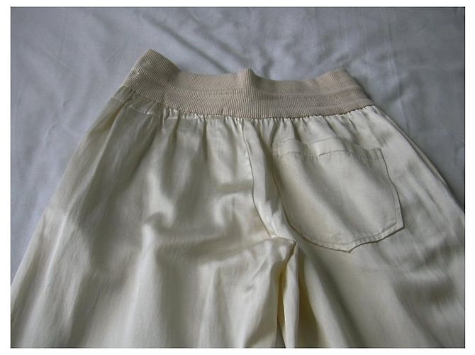 Bcbg Max Azria Hose Creme Viscose XS - Ansicht 4