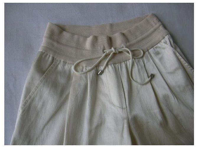 Bcbg Max Azria Hose Creme Viscose XS - Ansicht 5