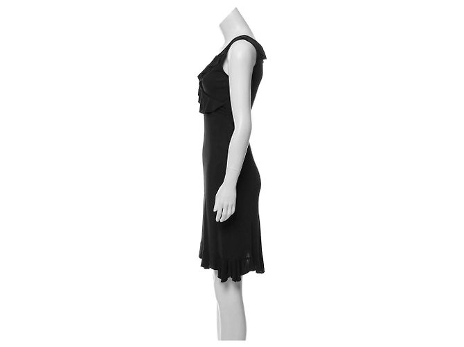 Diane Von Furstenberg DVF Vintage Cookie Kleid Schwarz - Ansicht 2