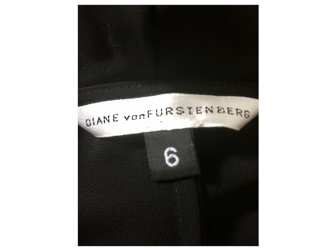 Diane Von Furstenberg DVF Vintage Cookie Kleid Schwarz - Ansicht 5