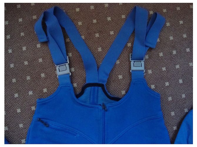 Autre Marque Dark blue ski suit polyamide size 38 - view 2