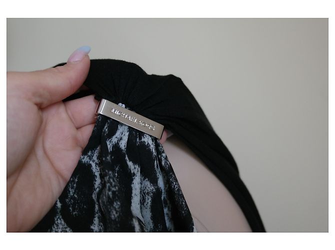 Michael Kors Schwarzes Viscose Oberteil Größe S - Ansicht 2