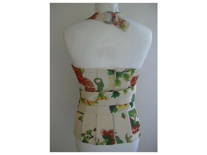 Dolce & Gabbana Top in seta multicolore - vista 2