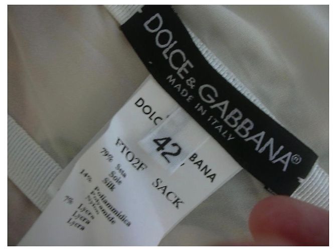Dolce & Gabbana Top in seta multicolore - vista 6