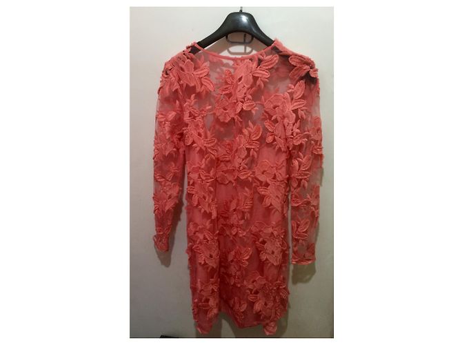 Topshop Spitzenkleid Koralle - Ansicht 2