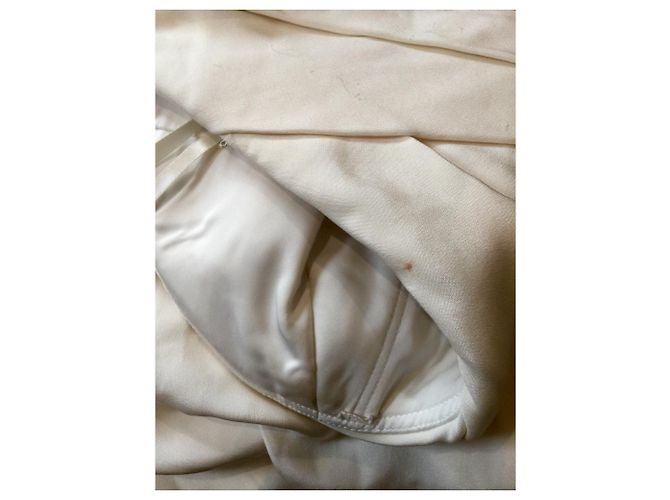 Marchesa Elfenbein Kleid (Hochzeitskleid) Weiß Roh - Ansicht 9