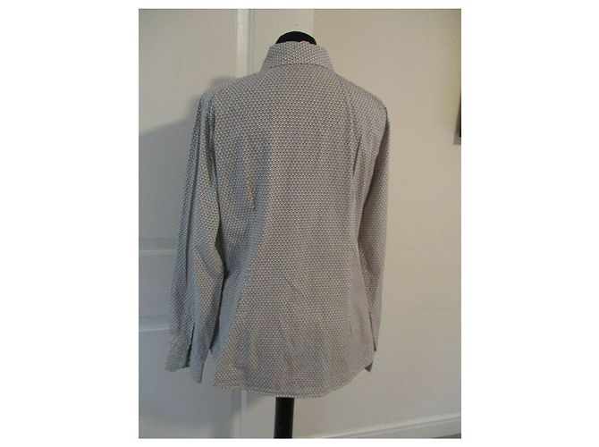 Blusa Etro de algodón con estampado abstracto marrón crema Castaño - vista 2