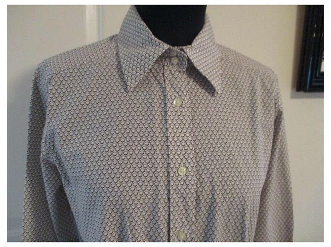 Blusa Etro de algodón con estampado abstracto marrón crema Castaño - vista 4