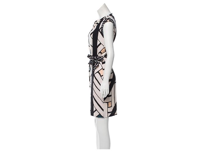 Vestido Vanda Diane von Furstenberg de seda estampado geométrico Multicolor - vista 2