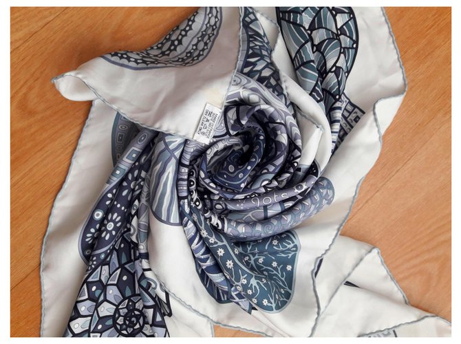 Hermès SOGNI DI LUMACA Bianco Grigio - vista 2