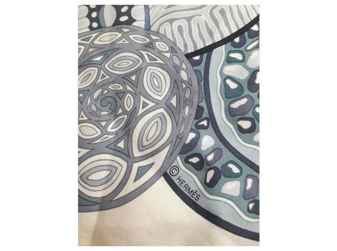 Hermès SOGNI DI LUMACA Bianco Grigio - vista 4