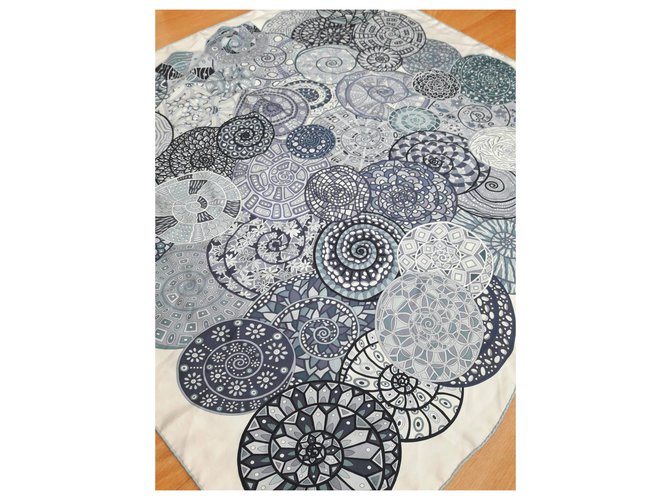 Hermès SOGNI DI LUMACA Bianco Grigio - vista 5