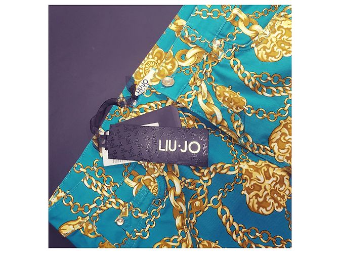Falda Liu.Jo His denim tab Multicolor - vista 4