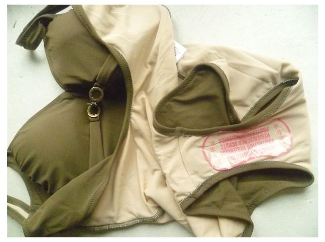 Autre Marque Badeanzug 1 Anne Weyburn Stück Khaki - Ansicht 8