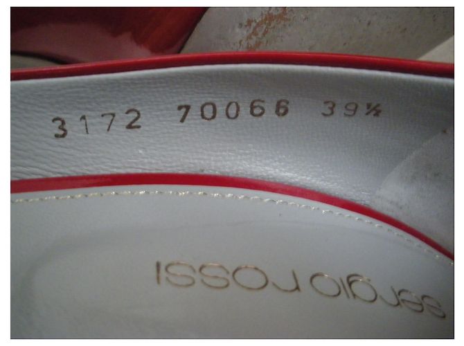 Sergio Rossi Pumps Dunkelrot Lackleder Bordeaux - Ansicht 7