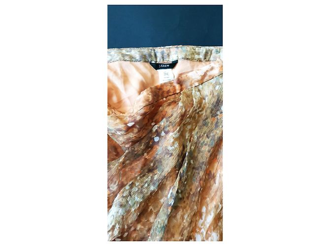 Gonna in seta J.Crew multicolore - vista 4