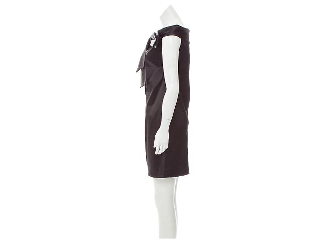 Diane Von Furstenberg DvF "Pia" Cocktailkleid Schwarz - Ansicht 2