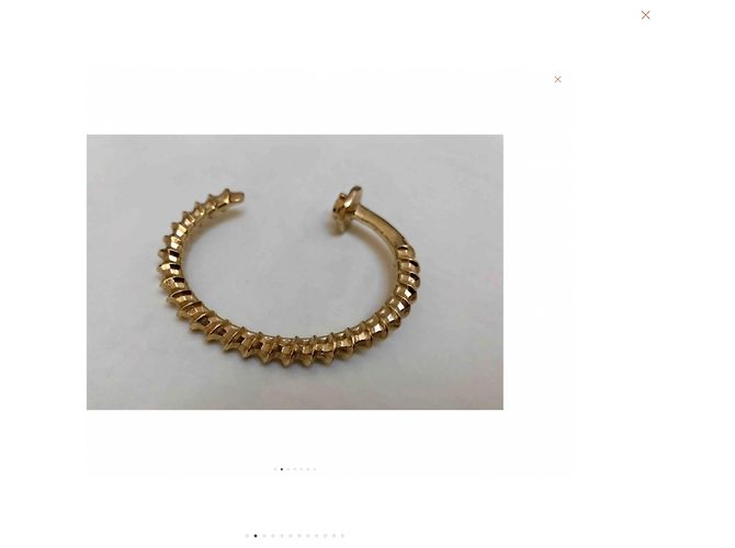 Autre Marque Bracciale a vite Jennifer Fisher placcato oro D'oro - vista 2