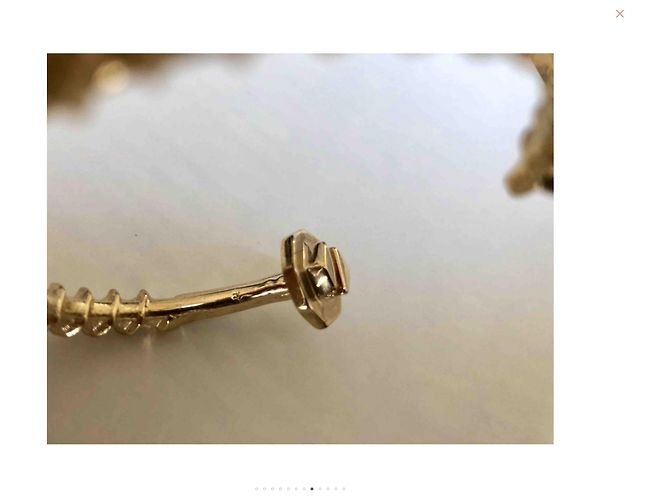 Autre Marque Bracciale a vite Jennifer Fisher placcato oro D'oro - vista 5