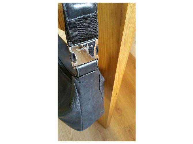 Saco de mão Russell & Bromley em couro preto - vista 6