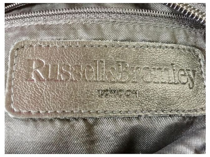 Saco de mão Russell & Bromley em couro preto - vista 8