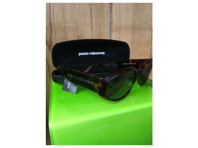 Gafas de sol Paco Rabanne Vision marrones de cristal Castaño - vista 10