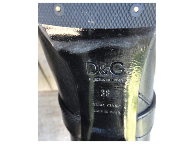 Botas Dolce & Gabbana nuevas condiciones Negro - vista 6