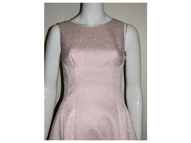 Coast Seidenbesticktes Kleid Pink - Ansicht 4