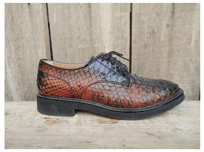 Sartore derbies in genuine python - view 4